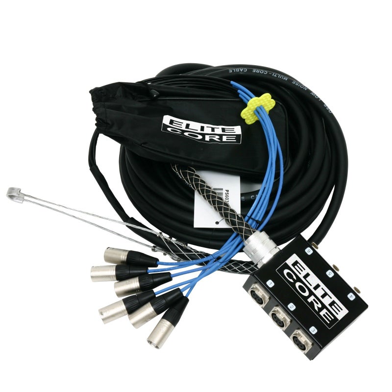 Elite Core 6 Channel 30' Pro Audio Stage Snake - Image 1